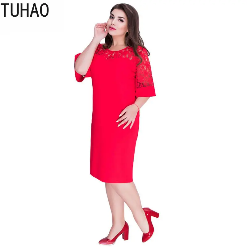 Платье женское кружевное свободное размеры до 6XL 5XL 4XL|Платья| |