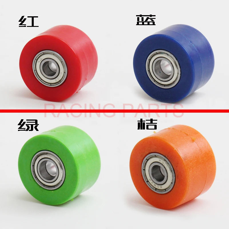 

Free Shipping M8 / M10 Drive Chain Pulley Roller Slider Tensioner Wheel Guide For Pit Dirt Street Bike Motorcycle ATV