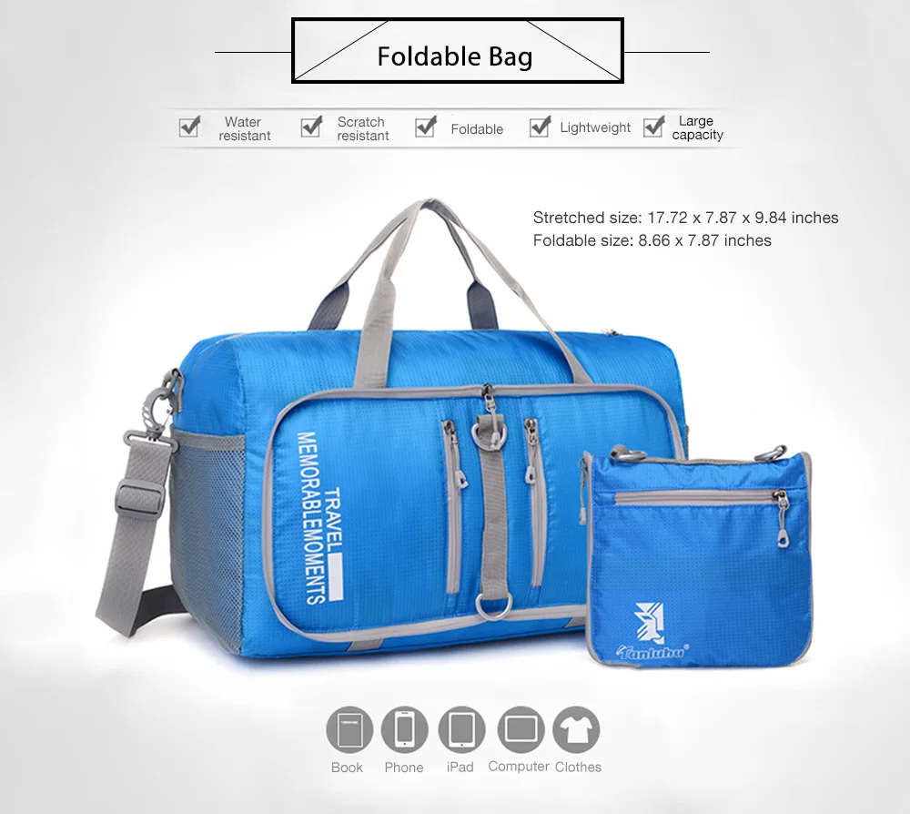 

25L Outdoor Large Capacity Foldable Duffle Bag Gym Traveling Luggage Pack Shoulder Bag for Hiking Camping Tactical Backpack Bag