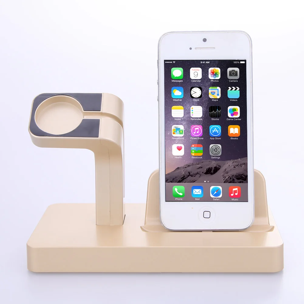 Многозарядная док станция 2 в 1 зарядное устройство для iPhone 6S Plus/6 Plus/6/1/5 Apple Watch iWatch