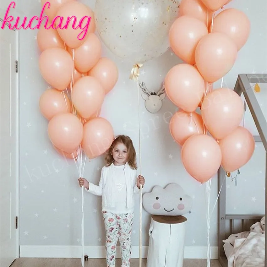 

New 50pcs 100pcs 12inch Peach mint Lemon yellow Latex Balloon Wedding Decoration Birthday Party Balloon baby shower balloon