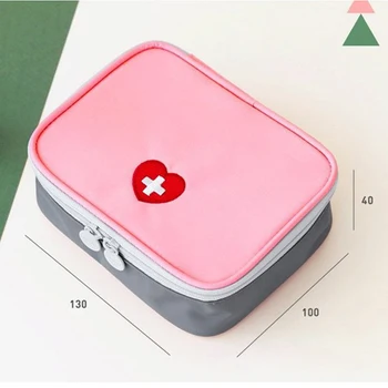 

Travel medicine storage package portable outdoor first aid kit home emergency package car medical package-just the bag