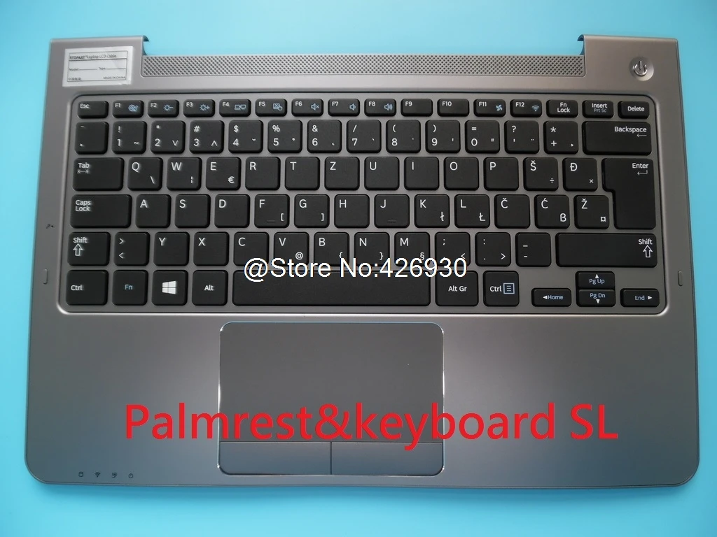 

Laptop Palmrest&Keyboard For Samsung NP530U3B 530U3B Korean KR Canadian CA English US Thailand TI Slovenian SL Touchpad Speaker