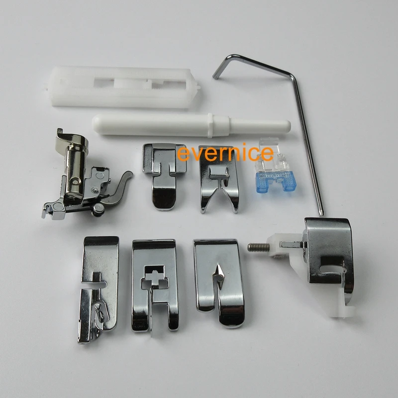 12-Set snap on Foot Set подходит для Bernina 830900910930940950, 1000,1020, 1030