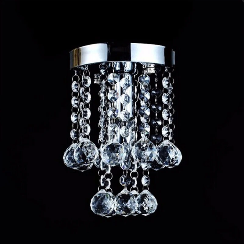 

Luxury Crystal Chandelier Lights Bedroom Crystal Linghting Living Room Chrome Lustre Lighting Fixtures E14 90~260v WCL008
