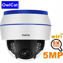 OwlCat HD 1080 P Wifi ip-камера 5x оптический зум PTZ ONVIF 2.0MP инфракрасная камера ночного видения безопасности видео камеры наблюдения SD слот