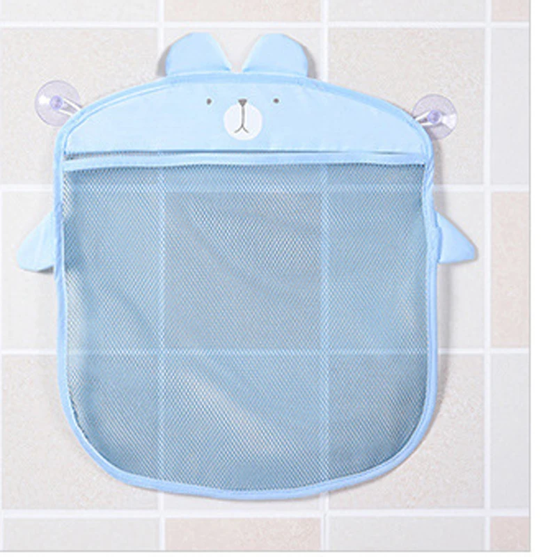 

1pc Bathroom Bath Cosmetics Toys Storage Bag Child Baby Toiletries Storage Bag Sucker Hanging Bag B