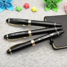 Хороший роллербол ручка на заказ бесплатно с вашим логотипом/Электронная почта/телефон/weburl Хороший персональный подарок на год ручка для ваших поклонников и клиентов