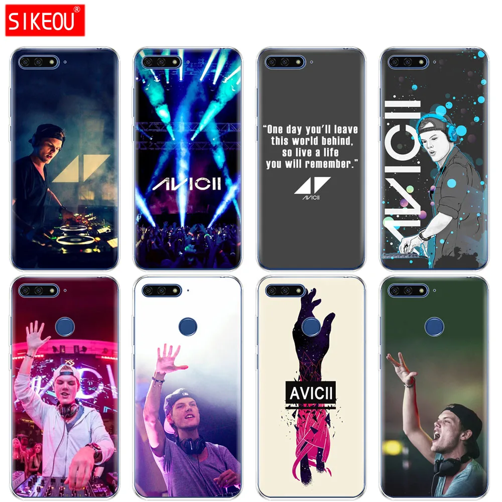 Силиконовый чехол для телефона Huawei Honor 7A PRO 7C Y5 Y6 Y7 Y9 2017 2018 Prime Avicii DJ Tim Bergling|Бамперы| |