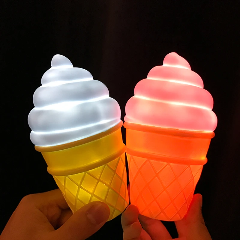 New Magic Ice Cream Lamp Attractive LED Night Light Children's