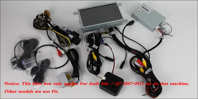 Liislee специальные колонки и силовые кабели для ph-системы и для Audi A6L/Q7 автомобиля с оптическим волоконным усилителем