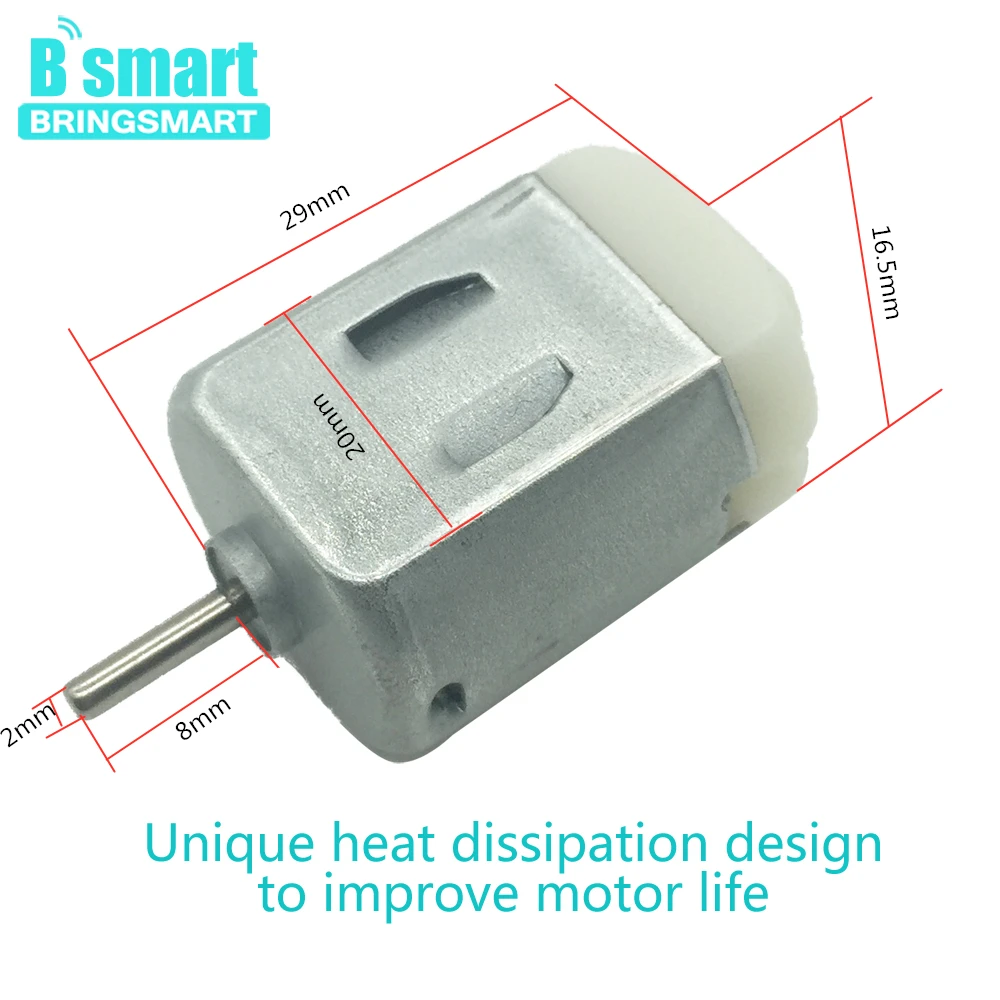 Bringsmart 4 шт 130 3В DC мотор высокая скорость для игрушечного автомобиля колеса микро