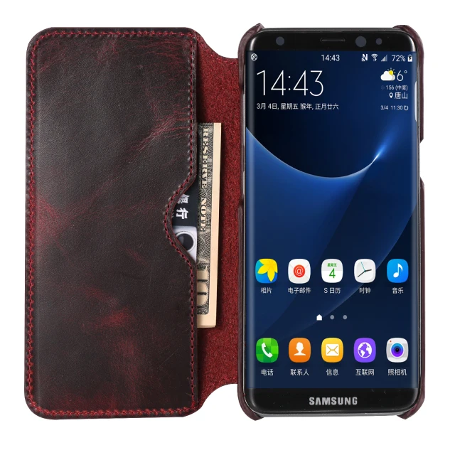 Натуральная кожа для Samsung Galaxy S10 Plus чехол S9Plus Note9 Coque Samsung S10Plus чехол откидная крышка для Samsung S9 чехол S10e Funda