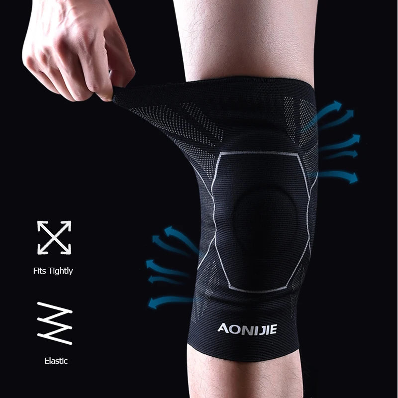 AONIJIE E4108 цельнокроеный защитный бандаж на колено для поддержки детской кожи