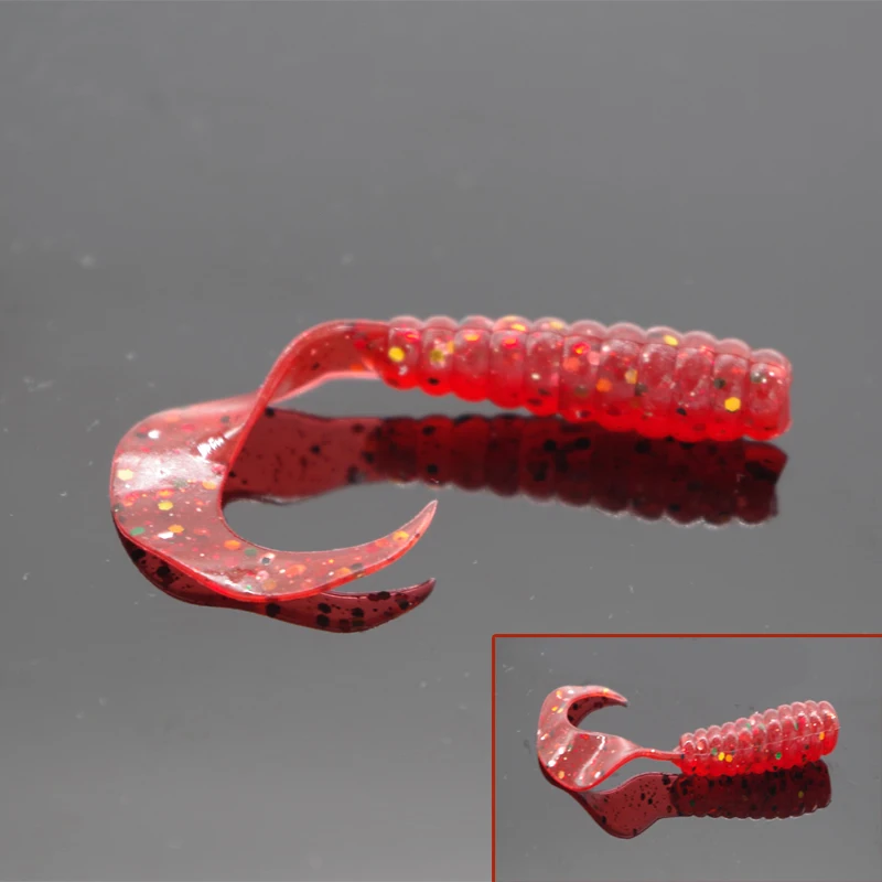 

Anzhenji 15pcs 7.5cm Smell Bait Fishing Lure Soft Bread Bionic Grubs Trout Lures Bait Hot Peche