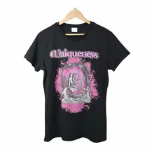 Летняя Новинка, модные женские повседневные хлопковые футболки с круглым вырезом, коротким рукавом и принтом русалки из мультфильма