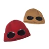 Women Men Double-use Thickened Hats Winter Warm Knitted Beanies Outdoor Ski Cap Sunglasses Accessories Adult Cap CP0331 ► Photo 2/6