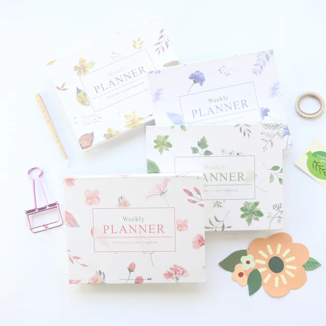 domikee cute student spiral agenda planner organizer notebooks day planner organizer