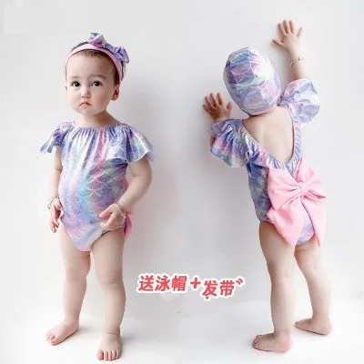 

cute baby Mermaid costumes kid girls princess ariel dress The little Mermaid Ariel jumpsuit Cosplay costume Fish Scale tail
