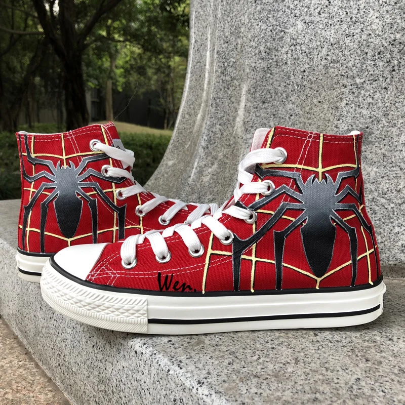 spiderman high top shoes