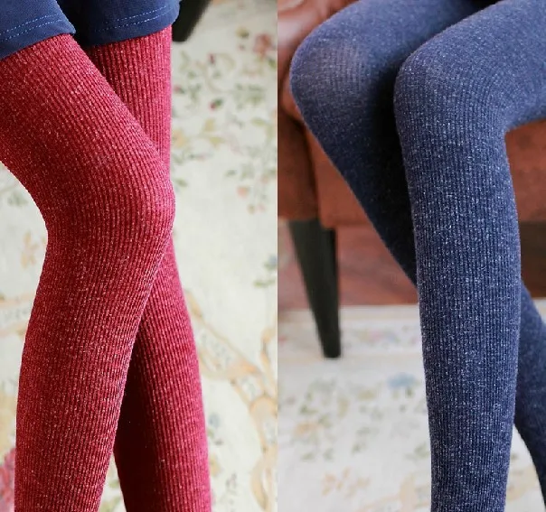 knitted wool leggings