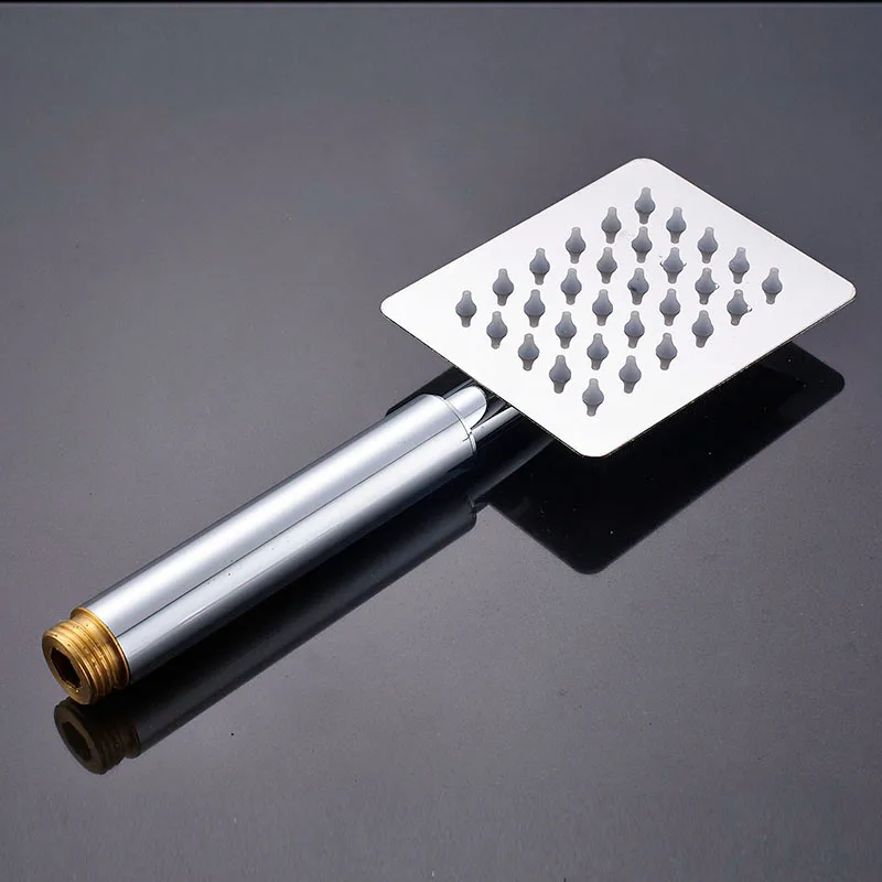 Round & square Stainless Steel Ultra-thin Showerheads 12/10/8/6/4 inch Rainfall Shower Head Rain Shower Chrome Finish shower head