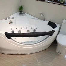 Угловая стена из стекловолокна акриловая гидромассажная Ванна треугольная гидромассажная сопла для ванны Spary Jets Spa RS6162D