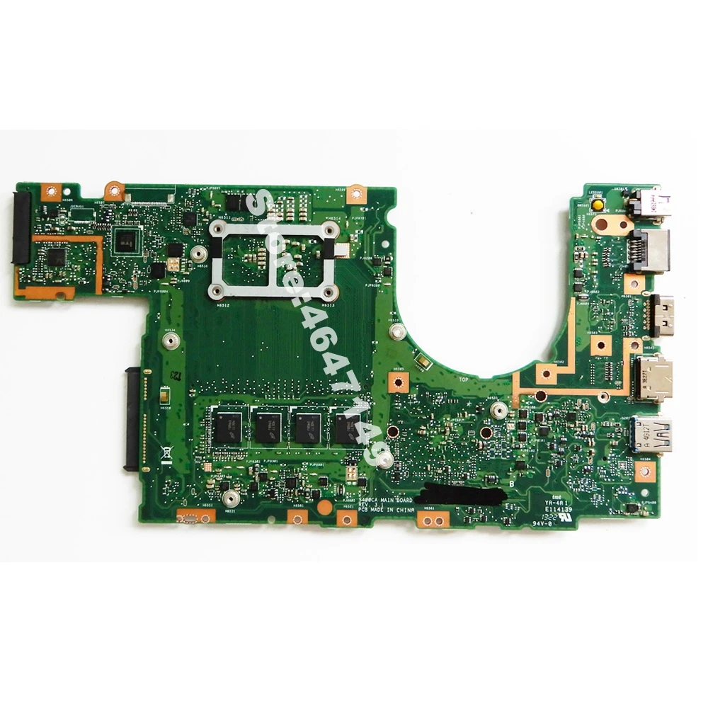  S400CA i5-3337 CPU Processor 4GB RAM Mainboard REV 3.1 For ASUS S400CA S500CA S400C S500C S400 S500