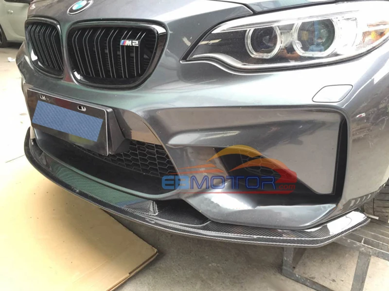 Fiber glass Front lip spoiler Splittes For BMW M2 F87 2014UP4_8192