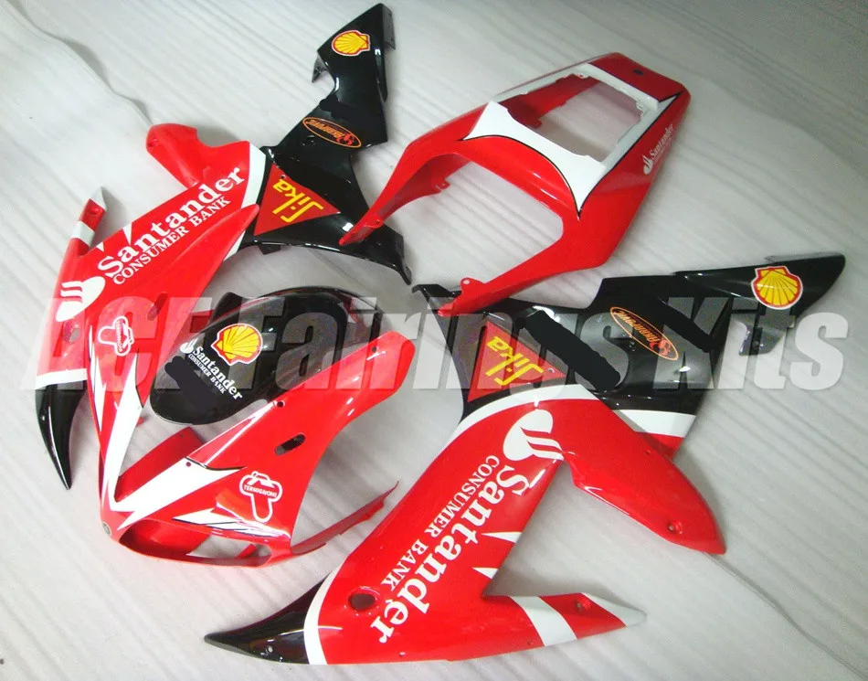 

New Fairings Kits Fit For Yamaha YZF 1000 R1 02 03 YZF-R1 2002 2003 ABS Plastic Motorcycle Fairing set Cowling Custom red white