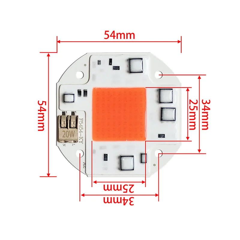 СИД COB чип свет Высокое качество 20 Вт 30 50 AC110V 220V SMD умная лампочка с ИС лампа