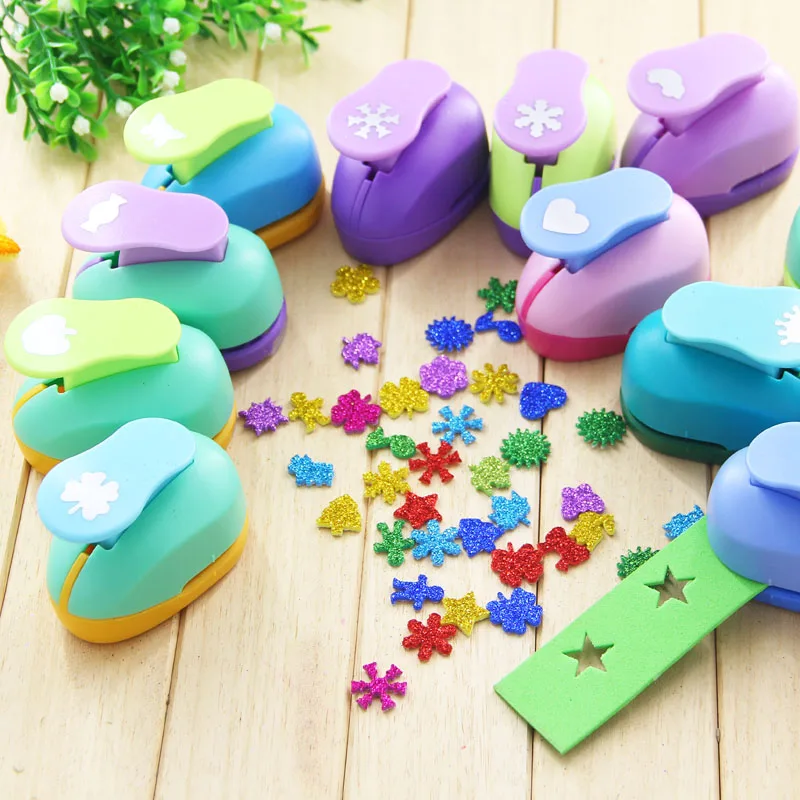 

2PCS Large craft punch hole punches paper cutter for DIY Card Making Scrapbooking tags scrapbook puncher furadores