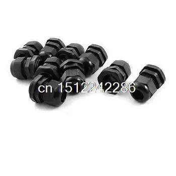 

10Pcs Nylon Strain Relief PG13.5 Glands Connector for 6-12mm Dia Cable