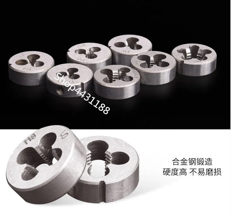 6/8/13/21/40pcs Alloy steel Tap and Die Set Metric Hardware Tool Combination Wrench Thread repair tool hardware tools