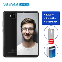 Vernee X 6 0 Inch 6200mAh 18 9 FHD font b Smartphone b font 4G LTE