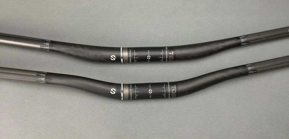 

TOSEEK full carbon handlebars 31.8*750/820mm ultra long manillar fixie bicycle parts fiber bicyle handlebar mountain bike MTB