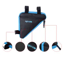 Треугольник Велоспорт велосипед Передняя труба рамка мешочек с держателем седло Паньер безопасность и выживания Z901