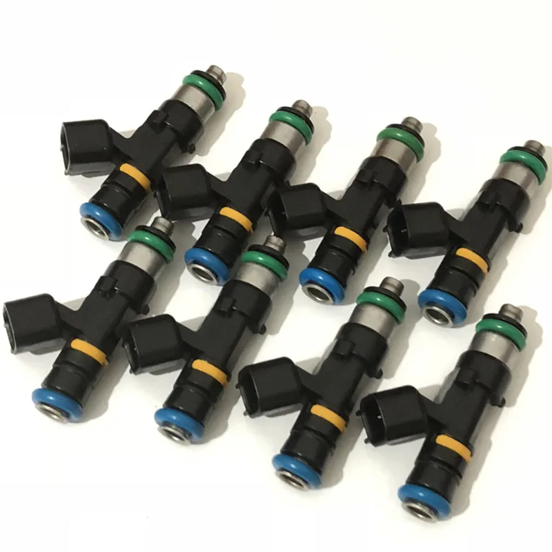 US $117.00 8x Top Feed High Performance 48mm Ev14 1000cc E85 High Impedance Flow Matched Fuel Injector 0280 158 117 0280158117 For Subaru