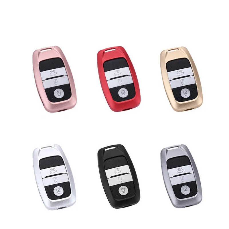 Car-Aluminium-Alloy-Key-Cover-Shell-Case-Holder-For-KIA-Sorento-KX5-KX3-K3-K5-Sportage (2)