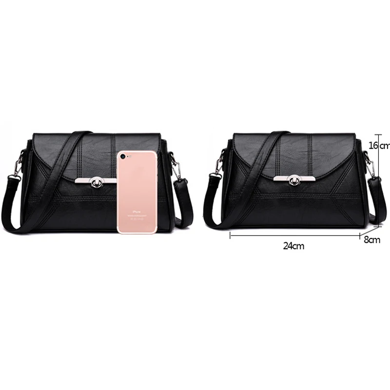 REPRCLA حقيبة كتف 2019 جديد أزياء النساء حقيبة ساع حقيبة يد فاخرة حريمي بو الجلود Crossbody حقائب للنساء بولسا