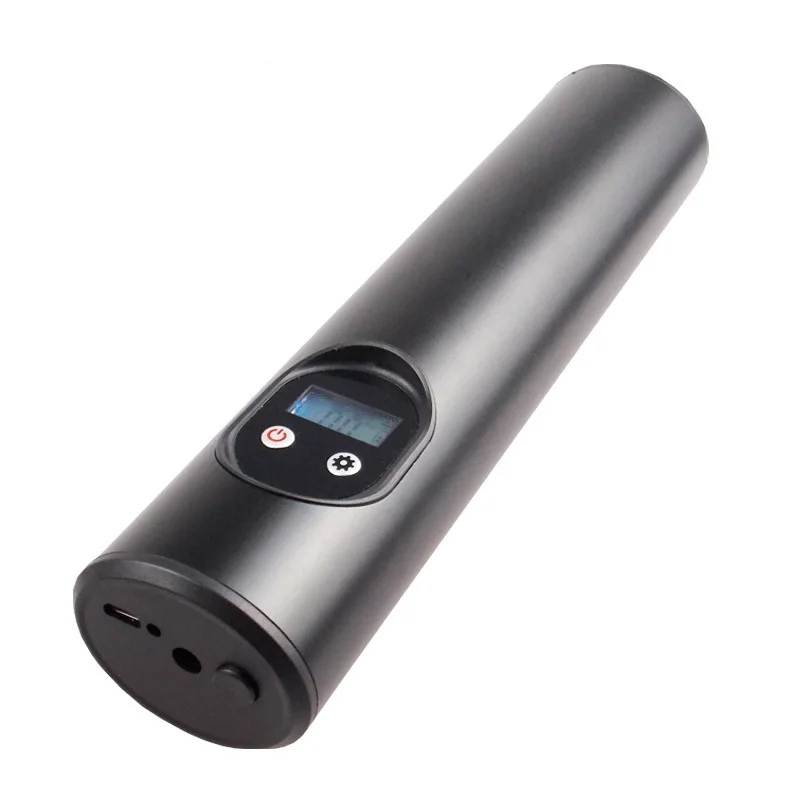 12V 100MPB USB интерфейс портативный воздушный компрессор надувной насос с ЖК-дисплеем для автомобильных велосипедов шины шары кольца для плавания