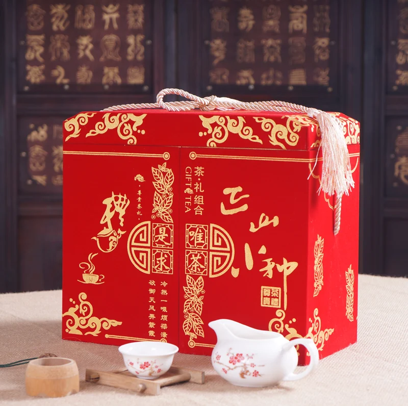 Black tea small premium lapsang souchong black gift box set quality | Продукты