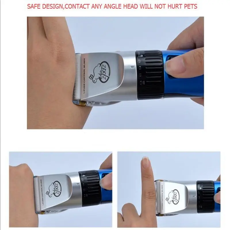 Pet Hair Trimmer Rechargeable 35W Electric For Cat Dog