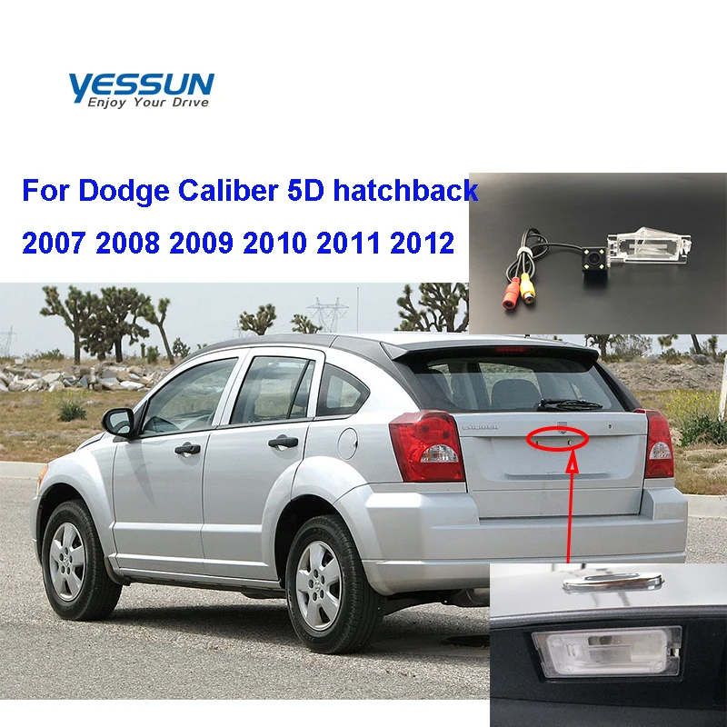 

Yessun HD CCD Night Vision Car Rear View Reverse Backup Camera Waterproof For Dodge Caliber 5D hatchback 2007~2012