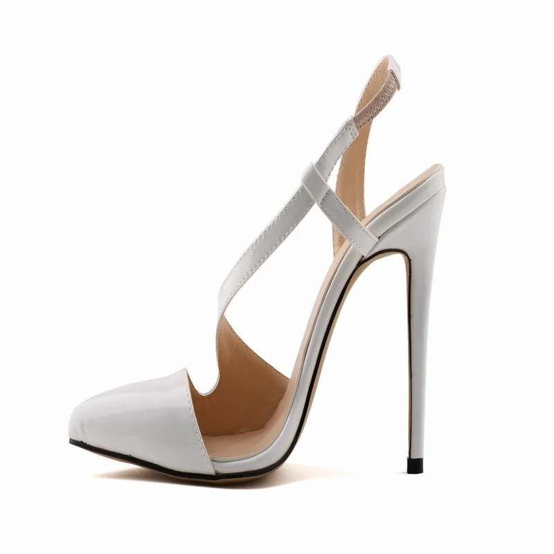 

Europe Spring Stiletto Pointed Women Shoes Coat of paint Leather Sandals Factory 7 Color Sexy high-heeled sandal