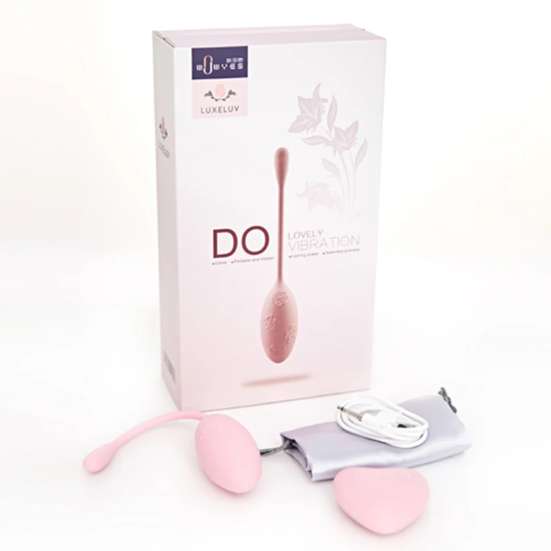WOWYES Waterproof USB Recharger Vibrator Egg Female Vaginal Tight Exercise Smart Love Balls Kegal Jump Eggs Sex Toys For Women