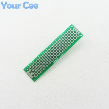 

2X8cm DIY Prototype Printed Circuit Board Paper PCB Universal Circuit Practice Board Double Side Board 1.6mm 2.54mm Glass Fiber