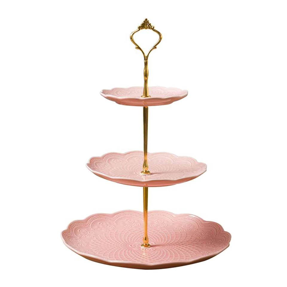 Transhome Cupcake Stand 2/3 Tier Plate Bracket металл(пластина не входит в комплект) Свадебная вечеринка подставка для торта фруктовые инструменты