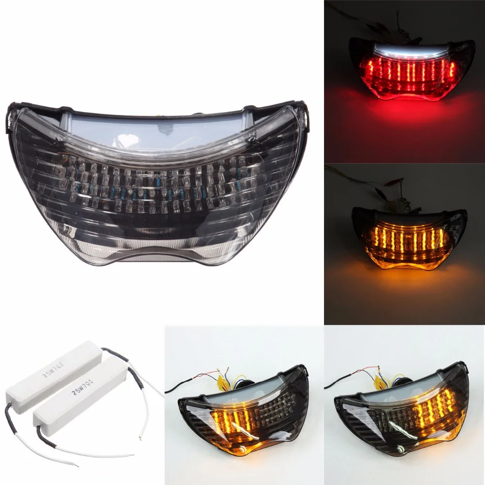 Integrated Motorcycle LED TailLight Tail Light Turn Signals for Honda