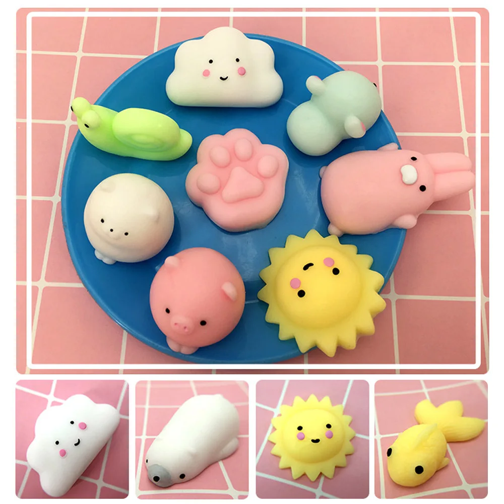 Мини-игрушка милое животное антистрессовый шар Squeeze Mochi Rising Toys Abreact мягкий липкий сквиши снятие стресса забавная игрушка в подарок